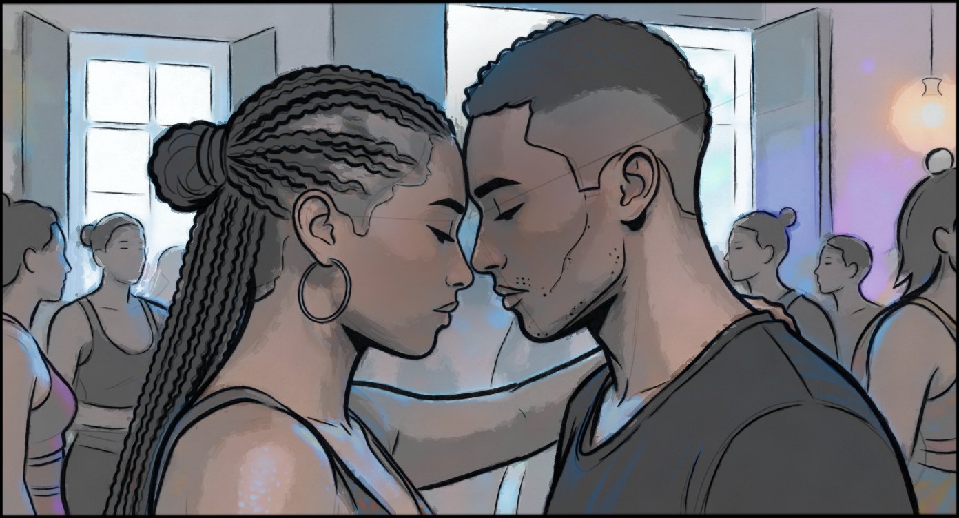 Music Video - Choreography - storyboard frame 5 by Dakota Warren